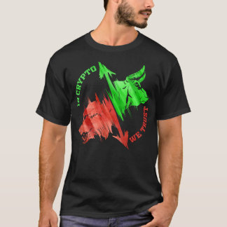 T-shirt En Crypto nous faisons confiance à CryptoCurrency