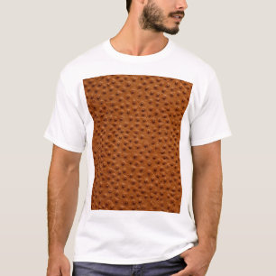 T-Shirt en cuir d'autruche