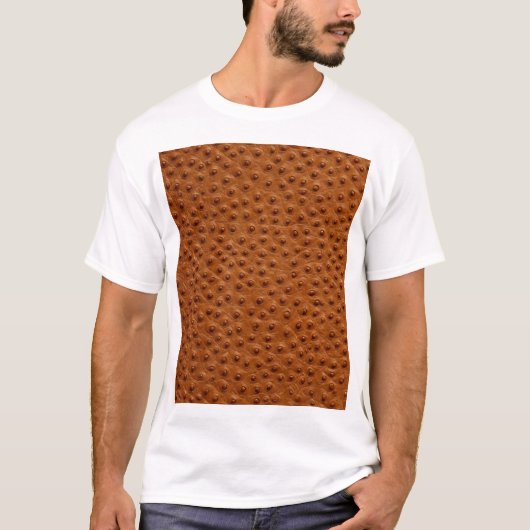 T-Shirt en cuir d'autruche (Devant)