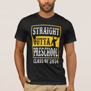 T-shirt En Dehors De La Classe Préscolaire De 2034 Augment