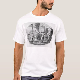 T-shirt En dehors de la vieille taverne de casquettes