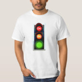T-shirt En déplacement - feux de circulation (Devant)