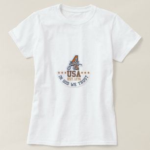 T-shirt En Dieu nous avons confiance