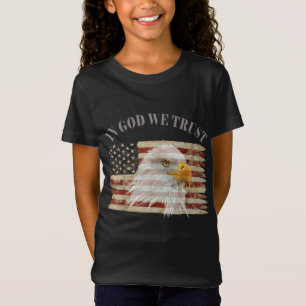 T-Shirt En Dieu, nous faisons confiance au respect américa