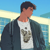 T-shirt en encre Abstraite cool