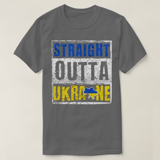 T-shirt En face de l'Ukraine (Design devant)