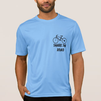 T-shirt En faisant du vélo la chemise, partagez la route,