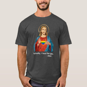 T-SHIRT EN FAIT, J'AIME LES GAYS. JÉSUS AIME LES LGBTQ+