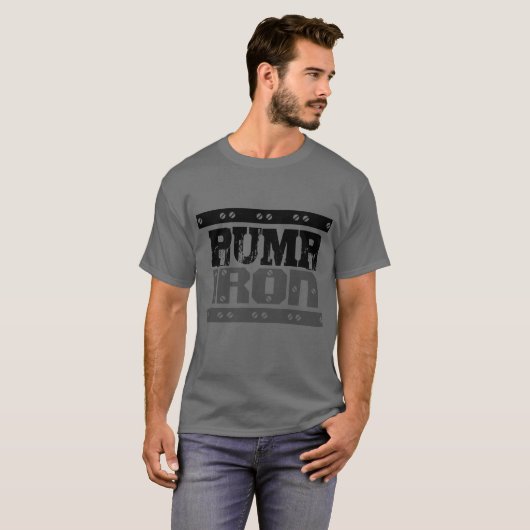 T-shirt EN FER À POMPE (Devant entier)
