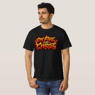 T-shirt En feu pour Christ