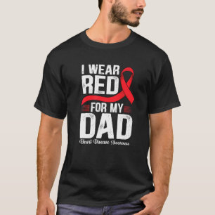 T-shirt En Février, Je Porte Le Rouge Pour Ma Maladie Card
