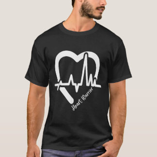 T-shirt En Février Nous Allons Red Ribbon Heart Warrior Ch