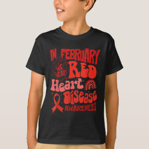 T-shirt En Février, Nous Portons Une Sensibilisation Aux M