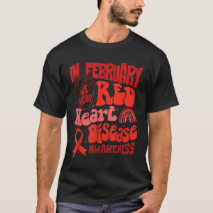 T-shirt En Février, Nous Portons Une Sensibilisation Aux M