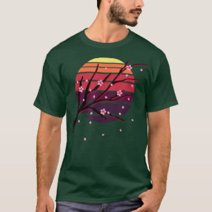 T-shirt en fleur de cerisier Sakura japonais