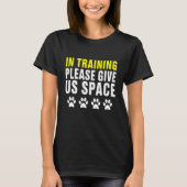 T-shirt En formation S'il vous plaît nous donner Space Dog (Devant)