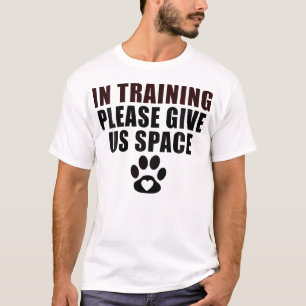 T-shirt En formation S'il vous plaît nous donner Space Dog