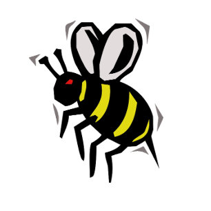 T-Shirt en forme d'abeille guêpe   Art d'insecte v