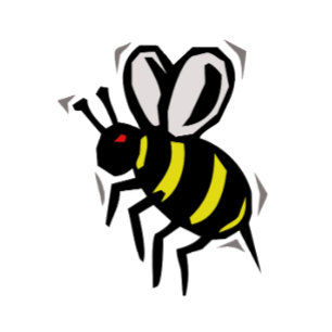 T-Shirt en forme d'abeille guêpe Art d'insecte v
