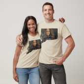 T-shirt en forme de forme de Connecticut (Unisexe)