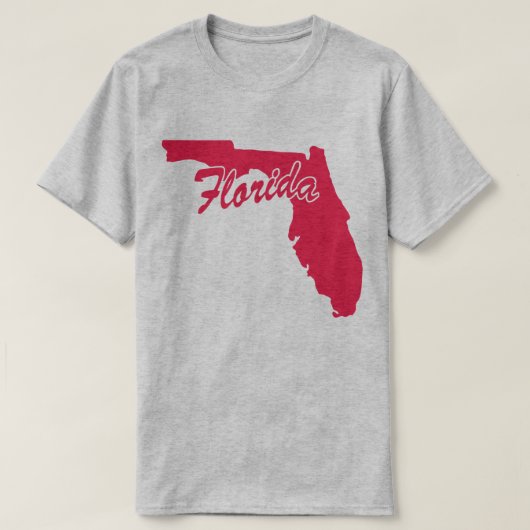 T-shirt en forme de l'État de Floride (Design devant)