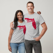 T-shirt en forme de l'État de Floride (Unisexe)