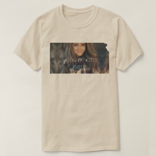 T-shirt en forme de l'état de Kansas (Design devant)