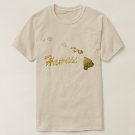 T-shirt en forme de l'état d'Hawaii (Design devant)