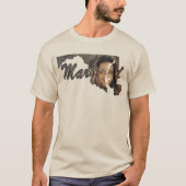 T-shirt en forme de l'état du Maryland (Devant)