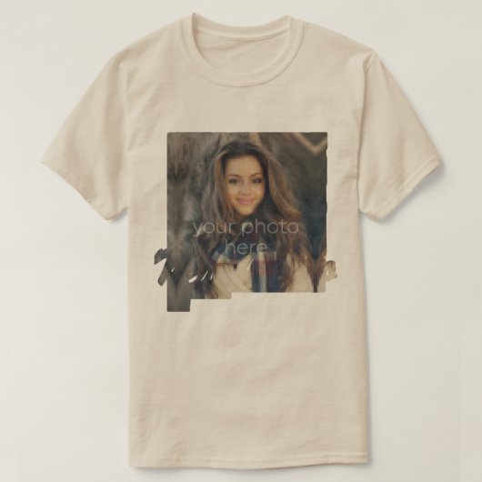 T-shirt en forme de l'état du Nouveau-Mexique (Design devant)