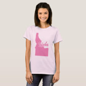 T-Shirt En Forme D'Idaho (Devant entier)