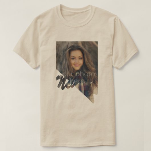 T-shirt en forme état du Nevada (Design devant)