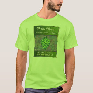 T-shirt En grande partie en grande partie mosaïque