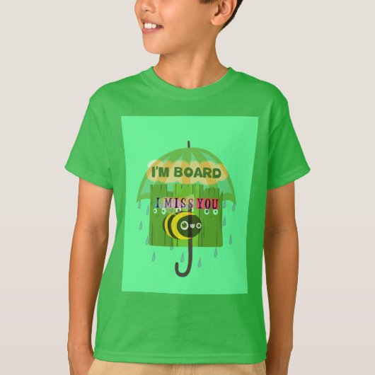 T-shirt En gros, vous me manquez : Texte inspirant (Devant)