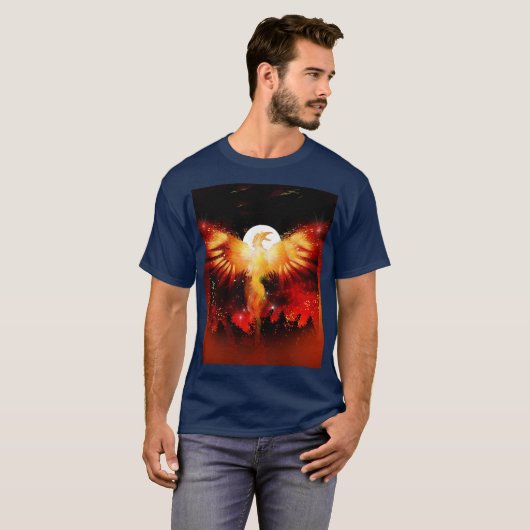T-shirt en hausse de Phoenix (Devant entier)