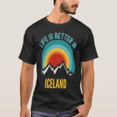 T-shirt en Islande (Devant)