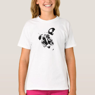 T-shirt en jersay fille - Design French Bulldog