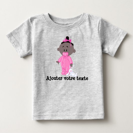 T-shirt en jersey fin pour bébé (Devant)