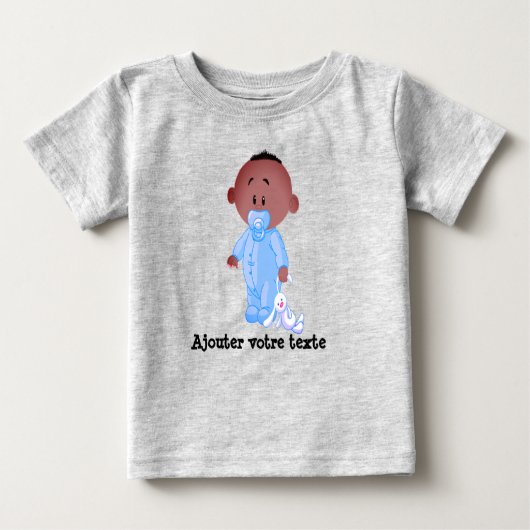 T-shirt en jersey fin pour bébé (Devant)