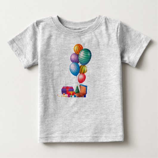 T-Shirt en jersey fin pour bébé (Devant)