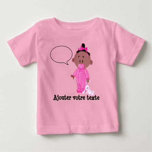 T-shirt en jersey fin pour bébé (Devant)