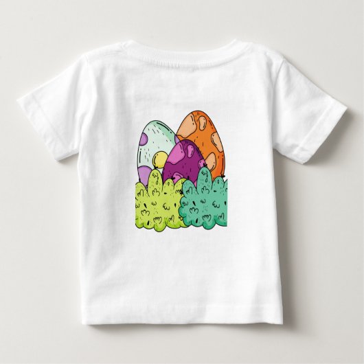 T-Shirt en jersey fin pour bébé Dino Chick (Dos)