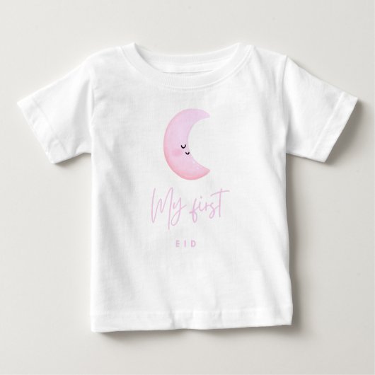 T-shirt en jersey fin pour bébé fille, ma première (Devant)