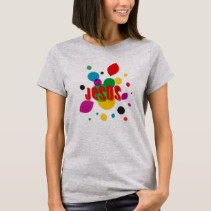 T-shirt en jersey fin pour femmes Jesus American A