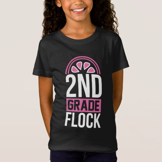 T-shirt en jersey fin pour filles (Devant)