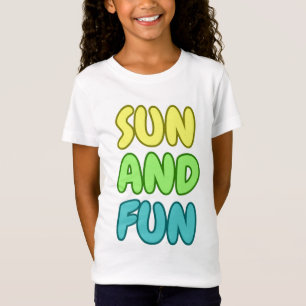 T-Shirt en Jersey Fin Sun And Fun