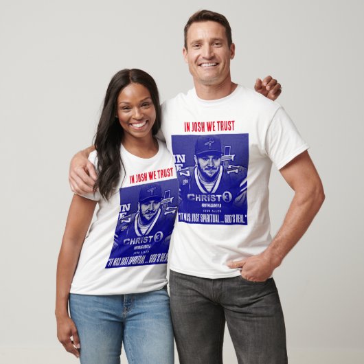 T-SHIRT EN JOSH, NOUS AVONS CONFIANCE (Unisexe)