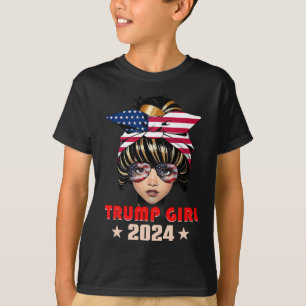 T-shirt En Juillet Trump 45 47 Trump Girl 2024