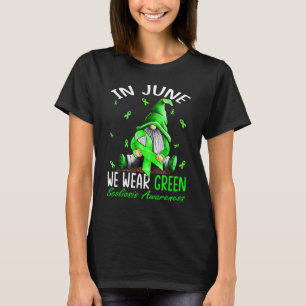 T-shirt En Juin Nous Portons Vert Pour La Sensibilisation