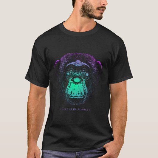 T-shirt En L'Absence De Planète B - Le Changement Climatiq (Devant)